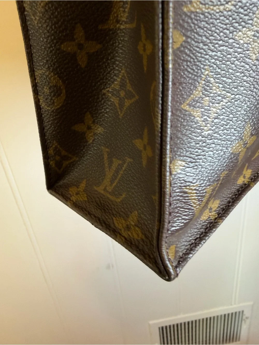 Louis Vuitton Sac Plat Monogram Tote Bag | Made in France | Vintage LV Shopper - Picture 6 of 16